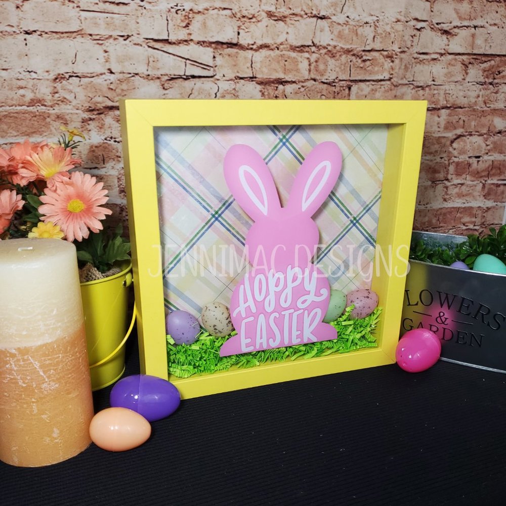 Hoppy Easter Shadow Box - Picture 2 of 4